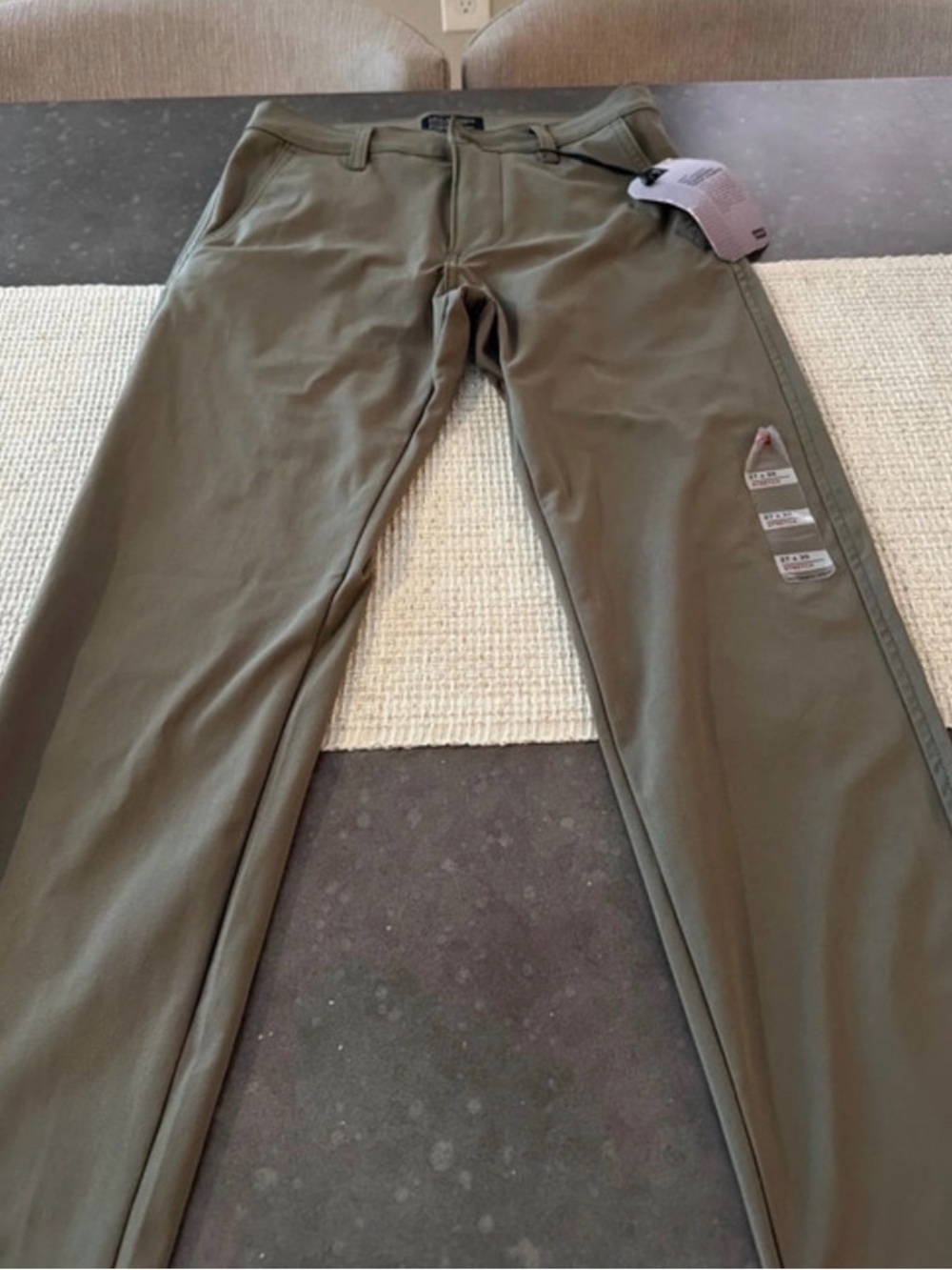 Levi's Olive Green Stretch Chinos